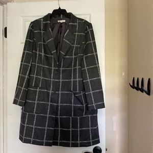 CATO grey and white overcoat. Sz 20w